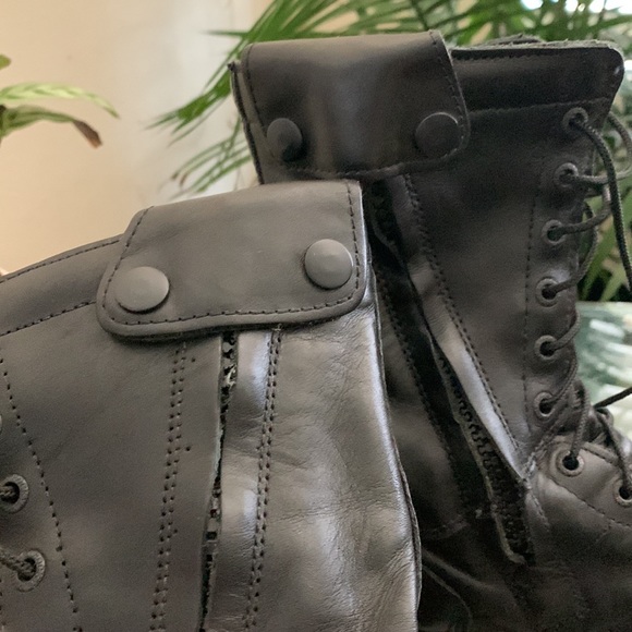 Rocky Paratrooper Side Zipper Jump Waterproof Military Combat Boots - Picture 6 of 11